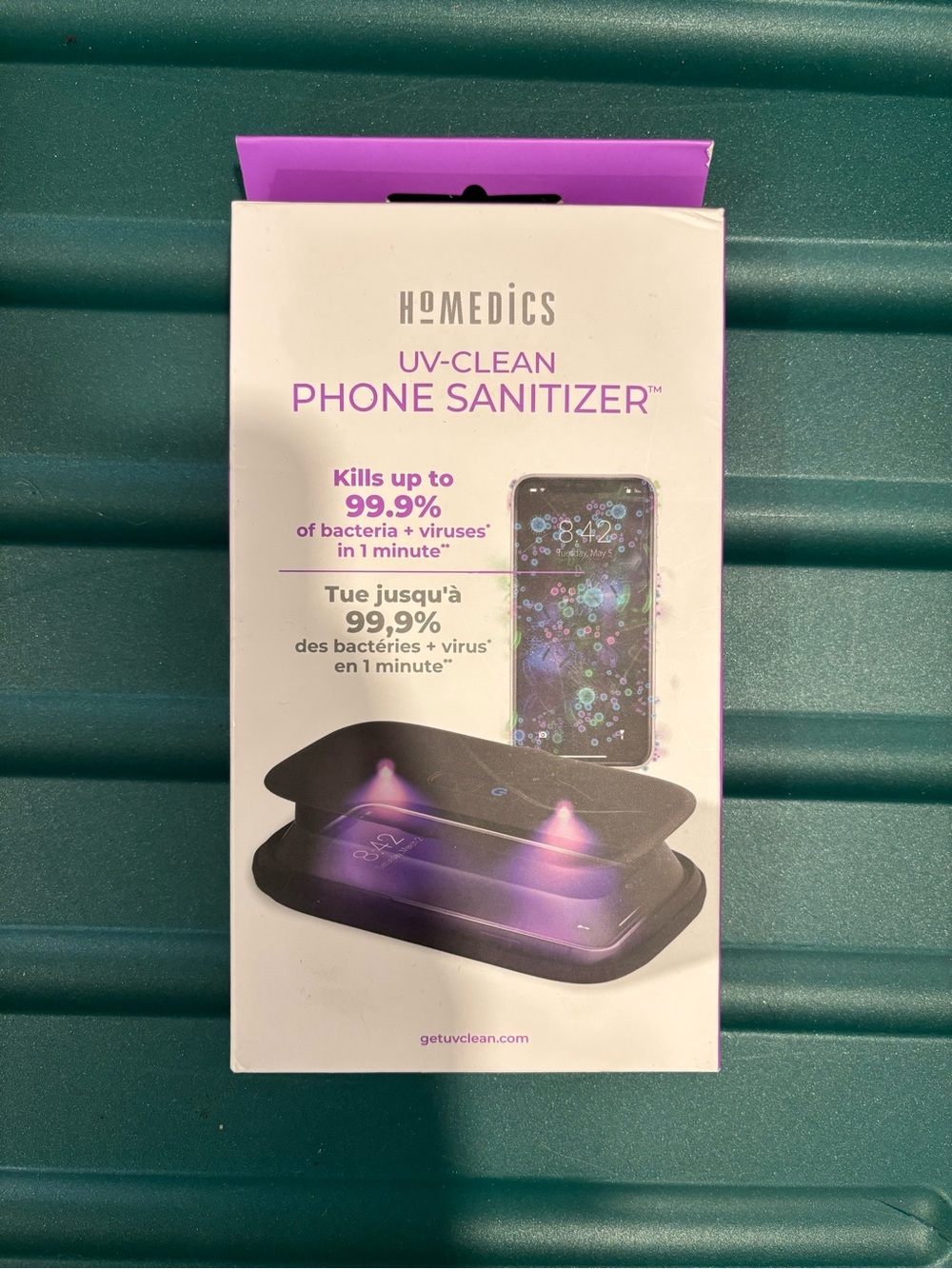 New in box UV-clean phone sanitizer